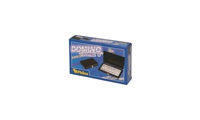 Domino, Doppel 6, Walnussoptik