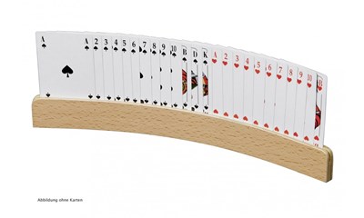 Spielkartenhalter, aus Holz