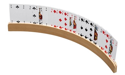 Spielkartenhalter aus Holz - 50 cm