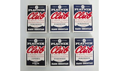 Magic Club Poker Blank/Blue, SF