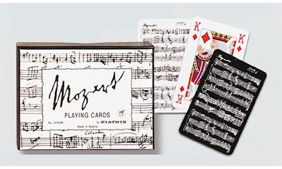 Mozart Black and White Spielkarten, WK
