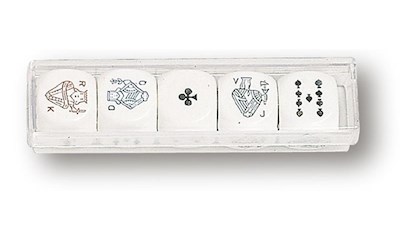 5 St. Pokerwürfel, 22 mm