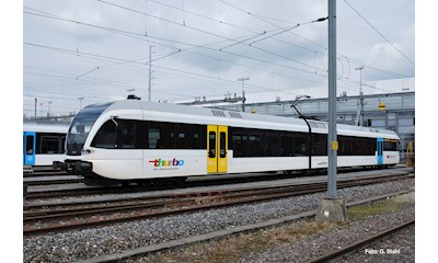 Thurbo el. Triebwagen GTW 2/6 733-1 mit zwei Stromabnehmern Ep. VI DC