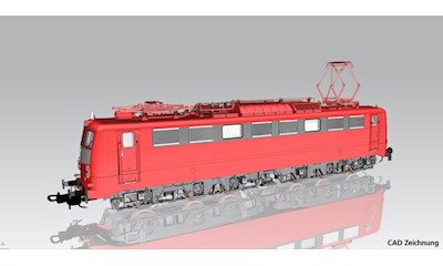 E-Lok BR 150 orientrot DB Ep IV + DSS PluX22 DC