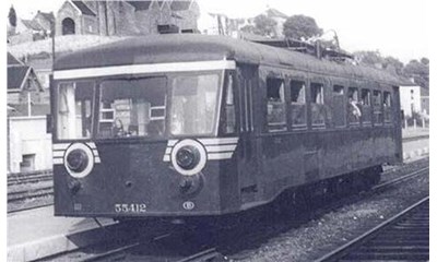 SNCB Dieseltriebwagen 554.012 Ep.III DC