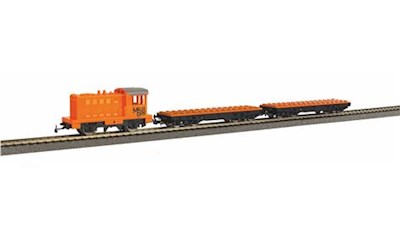 Starset RC A-Gleis Güterzung  Klemmbausteinwagen