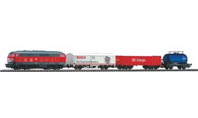 Start Set DB Cargo: BR 218 +Güterwgn. A-Gl, Bettung