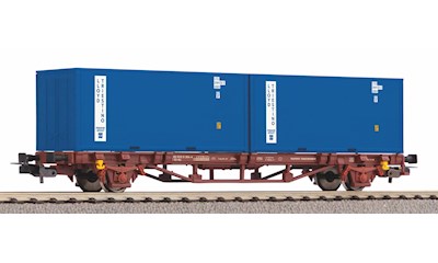 Containertragwagen mit 2x 20 Container FS IV