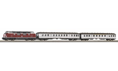 PSCwlan S-Set DB Personenzug BR 220 mit 2 wagen A-Gleis & B IV