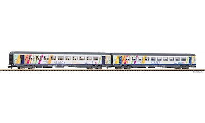 N-2er Set Corailwg. ALSACE 1.+2.Kl. SNCF Ep VI