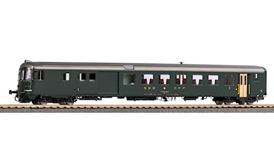 SBB Steuerwagen BDt 914-1 EW II grün mit alter Schrift AC