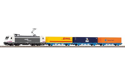 S-Set E-Lok TraXX Renfe + 3 Containertragwg. Renfe A-Gleis & B