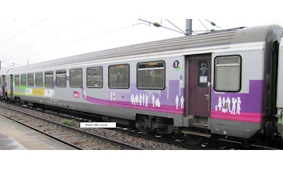 SNCF 2 Personenwagen 1. und 2. Klasse Intercités RÉMI VI