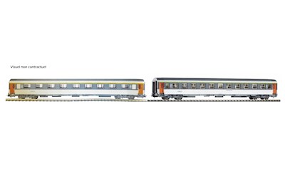 SNCF 2 CorailwagenVU 1x 1.Klasse und 1x 2.Klasse Ep. V