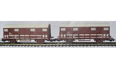SNCF 2 gedeckte Güterwagen Ghs 69.9 Ep. IV/V