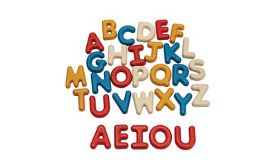 Alphabet Grossbuchsten