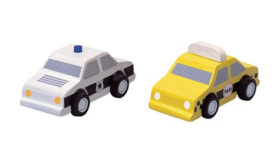 Plan City Taxi + Polizeiwagen