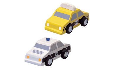 Plan City Taxi + Polizeiwagen