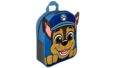 Paw Patrol Plüsch-Rucksack Figur Chase mit Reissverschluss