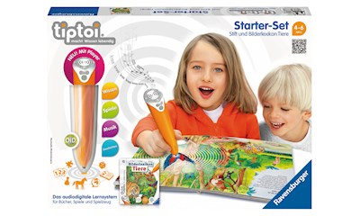 Starter-Set: Stift und Bilderlexikon Tiere
