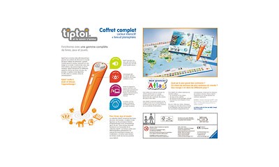 Coffret complet Lecteur interactif + Livre Atlas