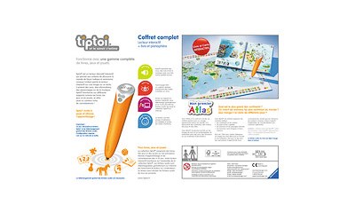 Coffret complet lecteur interactif + Livre Atlas '17