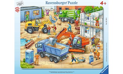 Grosse Baustellenfahrzeuge