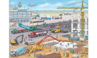 Baustelle am Flughafen
