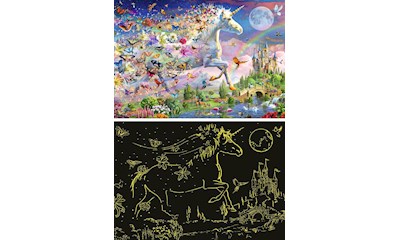 Leuchtendes Schmetterlingseinhorn