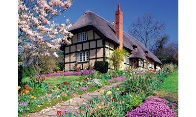 Landhaus im Frühling