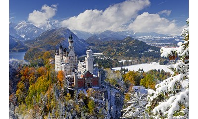 Schloss Neuschwanstein im Winter