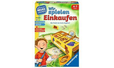 Wir spielen Einkaufen