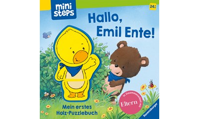 Holzpuzzle-Buch, Emil Ente 