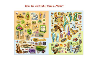 WWW Stickerheft: Pferde - H17