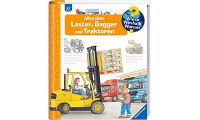 Alles über Laster, Bagger und Traktoren