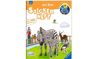 WWW Stickerheft: Im Zoo