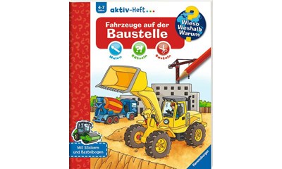 WWW aktiv-Heft Fahrzeuge Baustelle