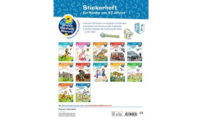 WWW Stickerheft: Ritter