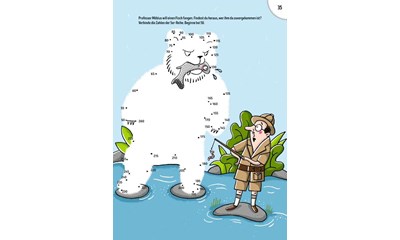 Von Punkt zu Punkt:Insel wilde Tiere