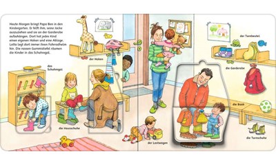 Mein Klappen-Wörterbuch: Kindergarten