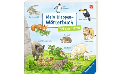 Mein Klappen-Wörterbuch: Bei den Tieren