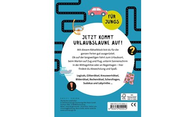 Mein Reise-Rätselblock Jungen
