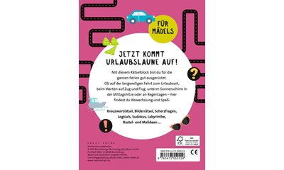 Mein Reise-Rätselblock Mädchen