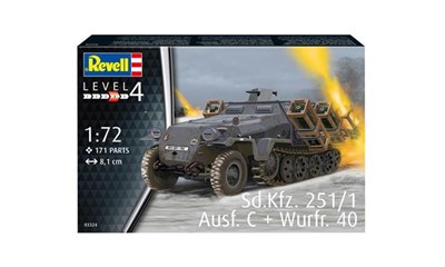 Sd.Kfz. 251/1 Ausf. C + Wurfr. 40