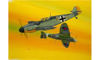 Combat Set Bf109G-10 & Spitfire Mk.V