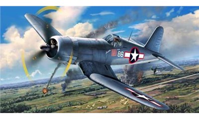 Jagd-/Kampfflugzeug Vought F4U-1D Corsair
