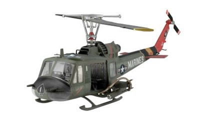 Plastikmodell Helikoper Bell UH-1C/B Huey Hog
