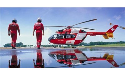 Plastikmodell Helikoper Eurocopter EC-145 REGA
