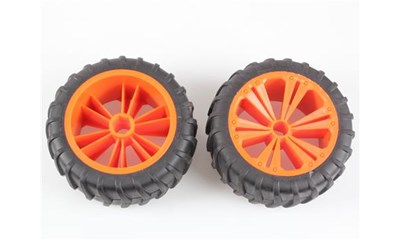 R/C Spielzeug Zubehör Set 2x Wheel for Monster, orange