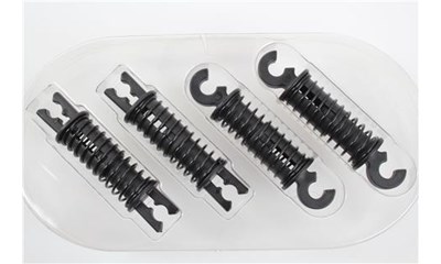 R/C Spielzeug Zubehör Set 4x shocks for Monster, black